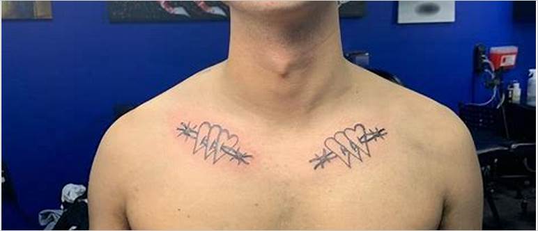 Collar tattoos for men